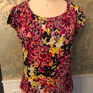 Worthington Women’s Petite Large Colorful Top